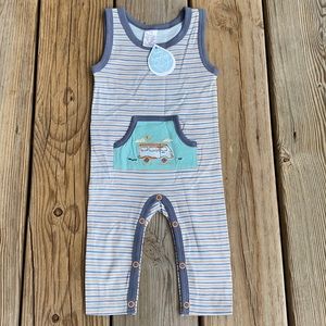 Baby Dumpling Bus One Piece Outfit 6-9 Months